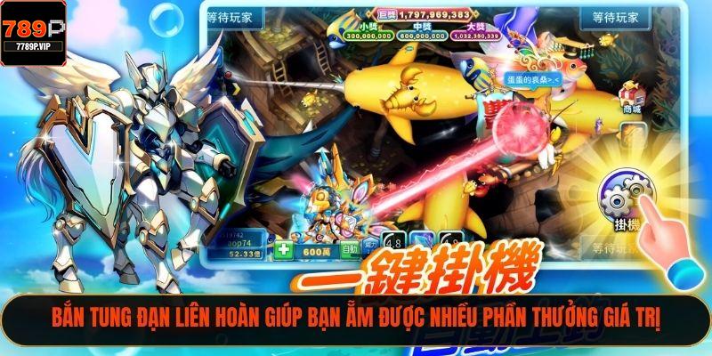 Bắn tung đạn liên hoàn giúp bạn ẵm được nhiều phần thưởng giá trị
